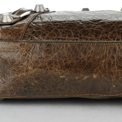 Balenciaga Chevre Giant 21 Silver Hardware City Dark Brown 10 of 12