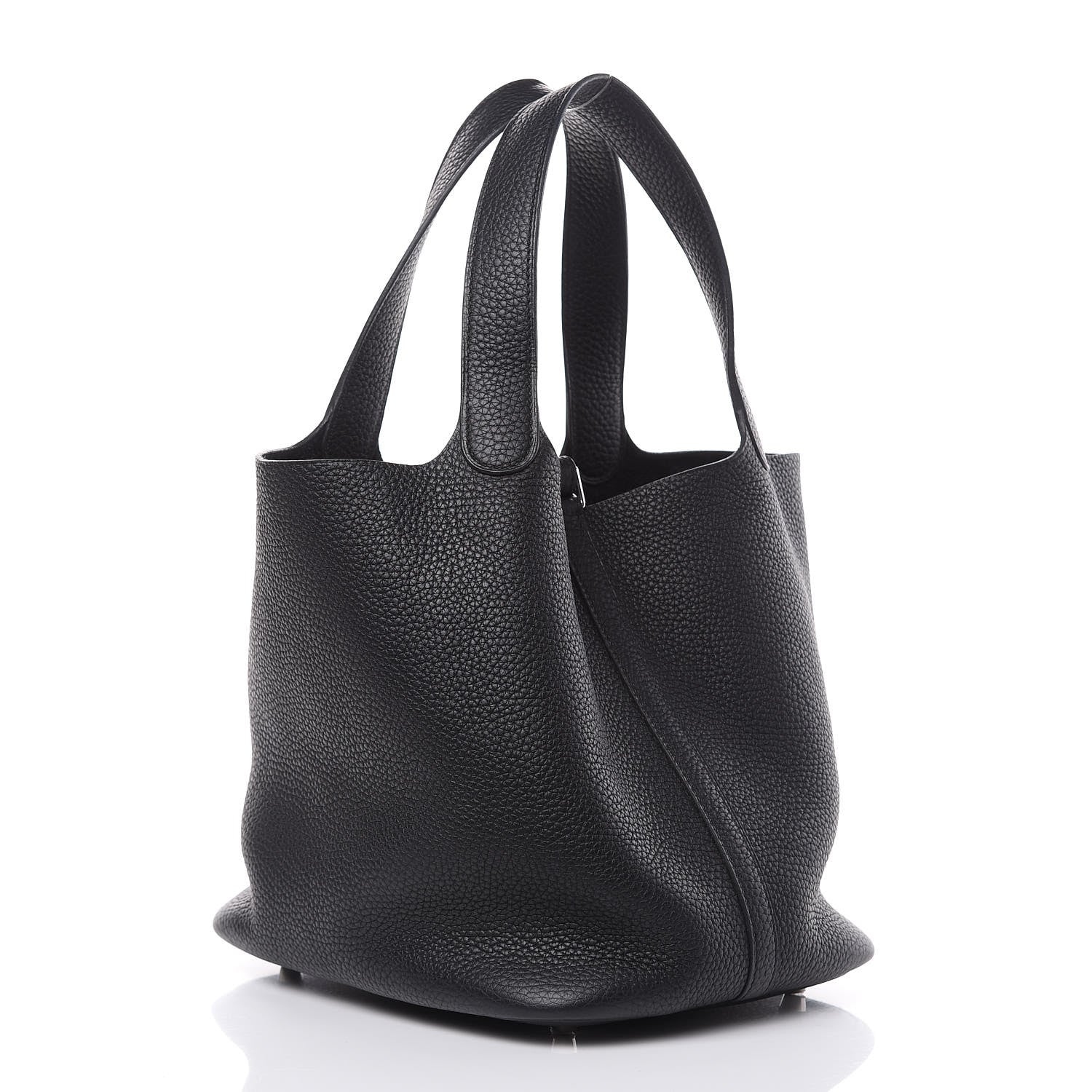 Hermes Taurillon Clemence Picotin Lock 22 MM Black 3 of 9
