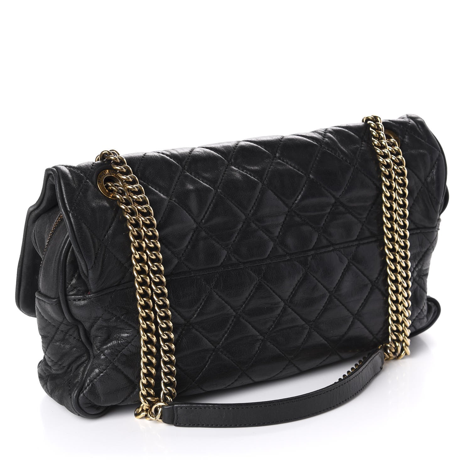 Chanel Iridescent Calfskin Quilted Maxi Shiva Flap Black 3 of 10