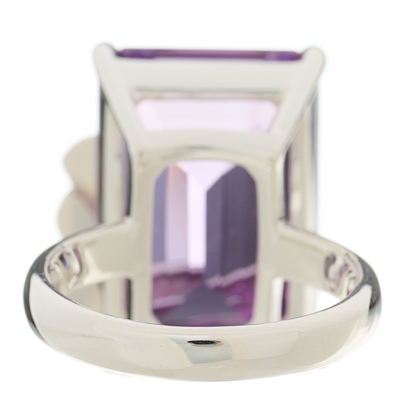 Sterling Silver 18K Rose Gold Amethyst Return to Tiffany Love Bugs Butterfly Ring 51 5.75