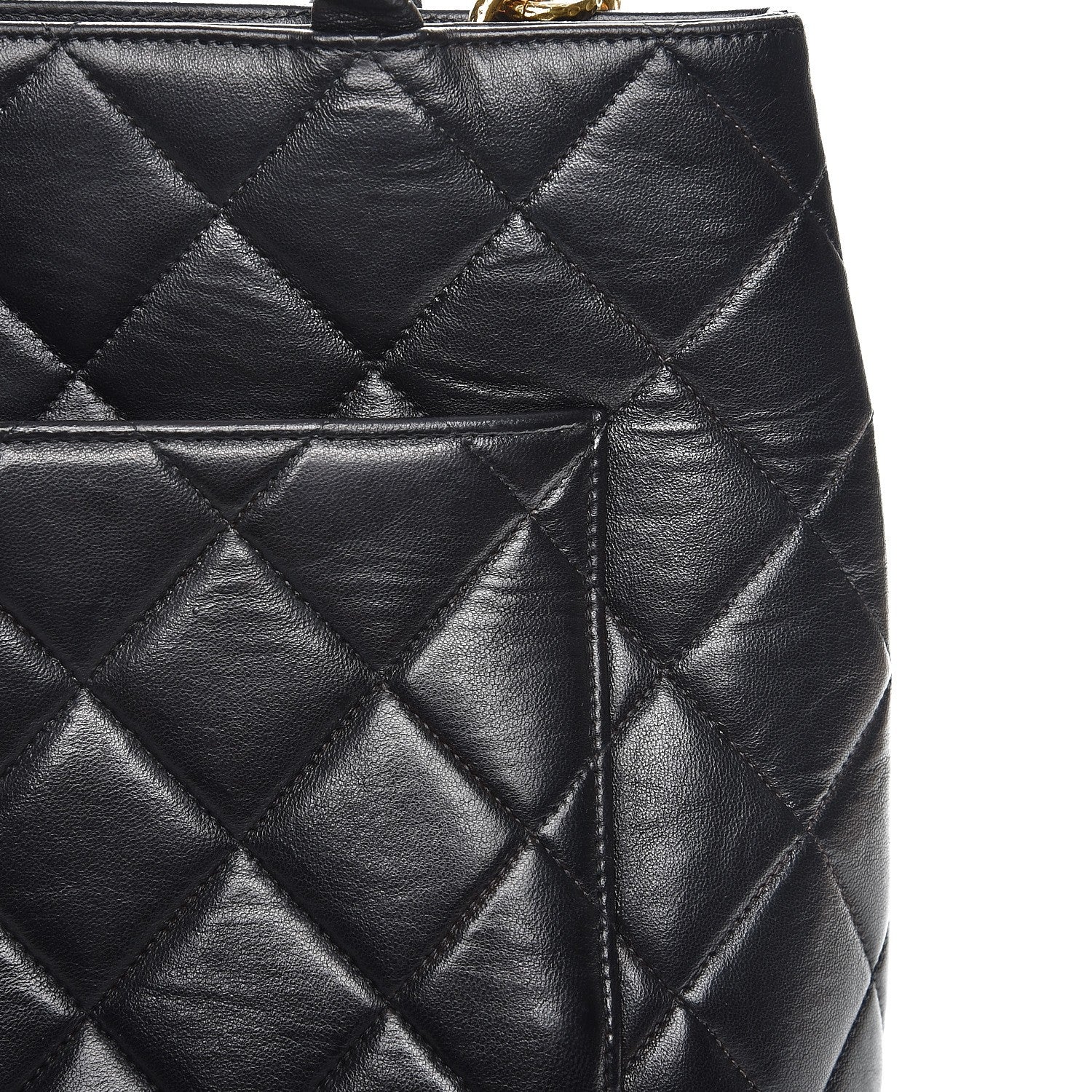Chanel Lambskin Quilted Medallion Tote Black 13 of 15