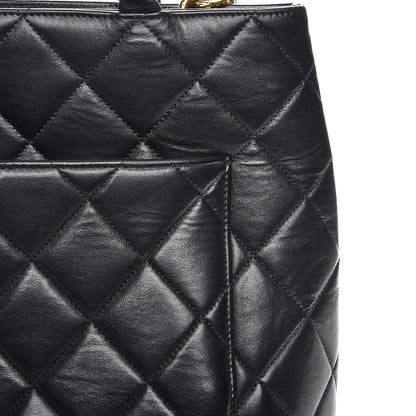 Chanel Lambskin Quilted Medallion Tote Black 13 of 15