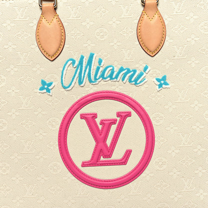 Louis Vuitton Jacquard Monogram Miami Onthego GM 7 of 11