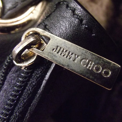 Jimmy Choo Crushed Patent Shearling Trim Riki Bag 11 of 11