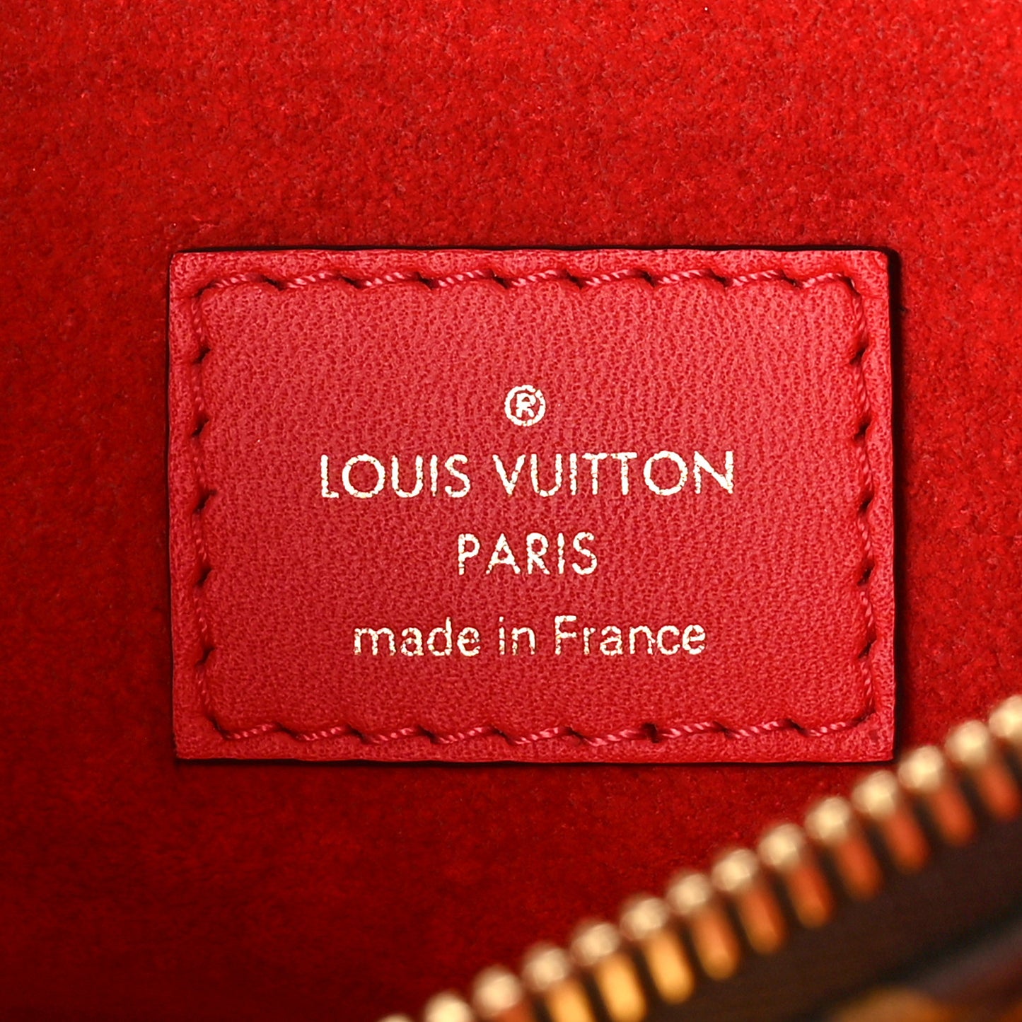 Monogram Flower Tote Coquelicot