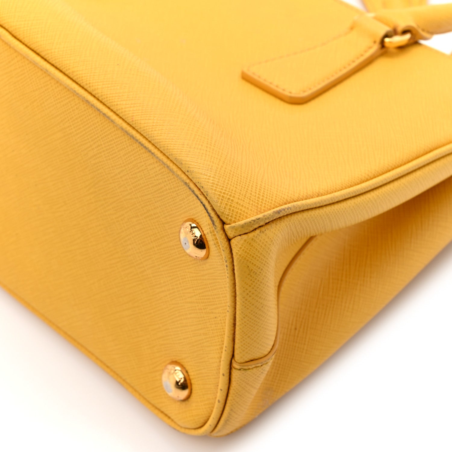 Prada Saffiano Lux Small Galleria Double Zip Tote Soleil 19 of 33