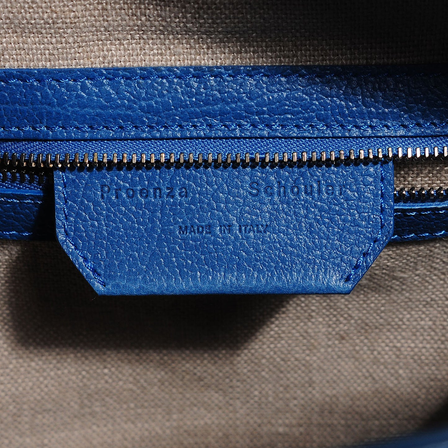 Vacchetta Calfskin Small PS13 Satchel Peacock