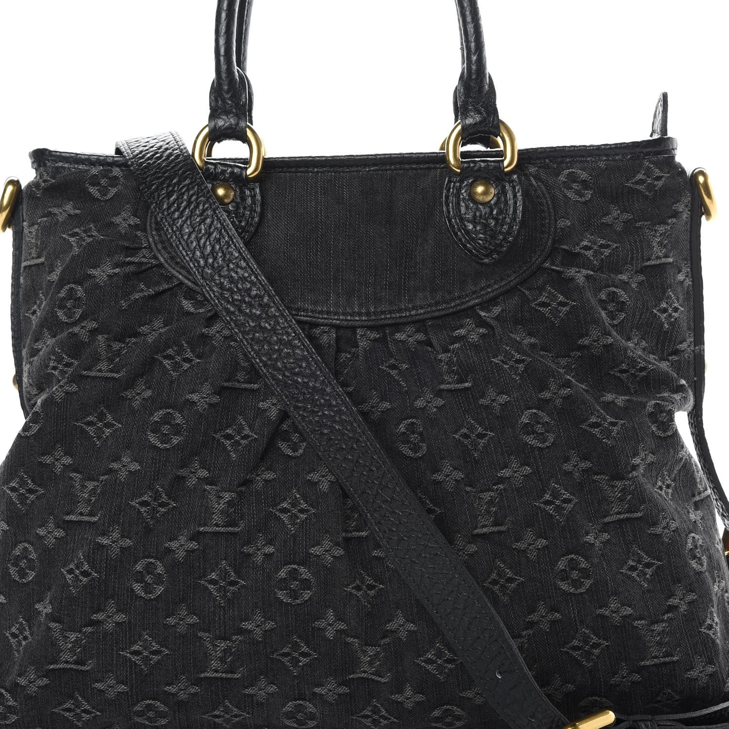 Louis Vuitton Denim Neo Cabby GM Black 8 of 13