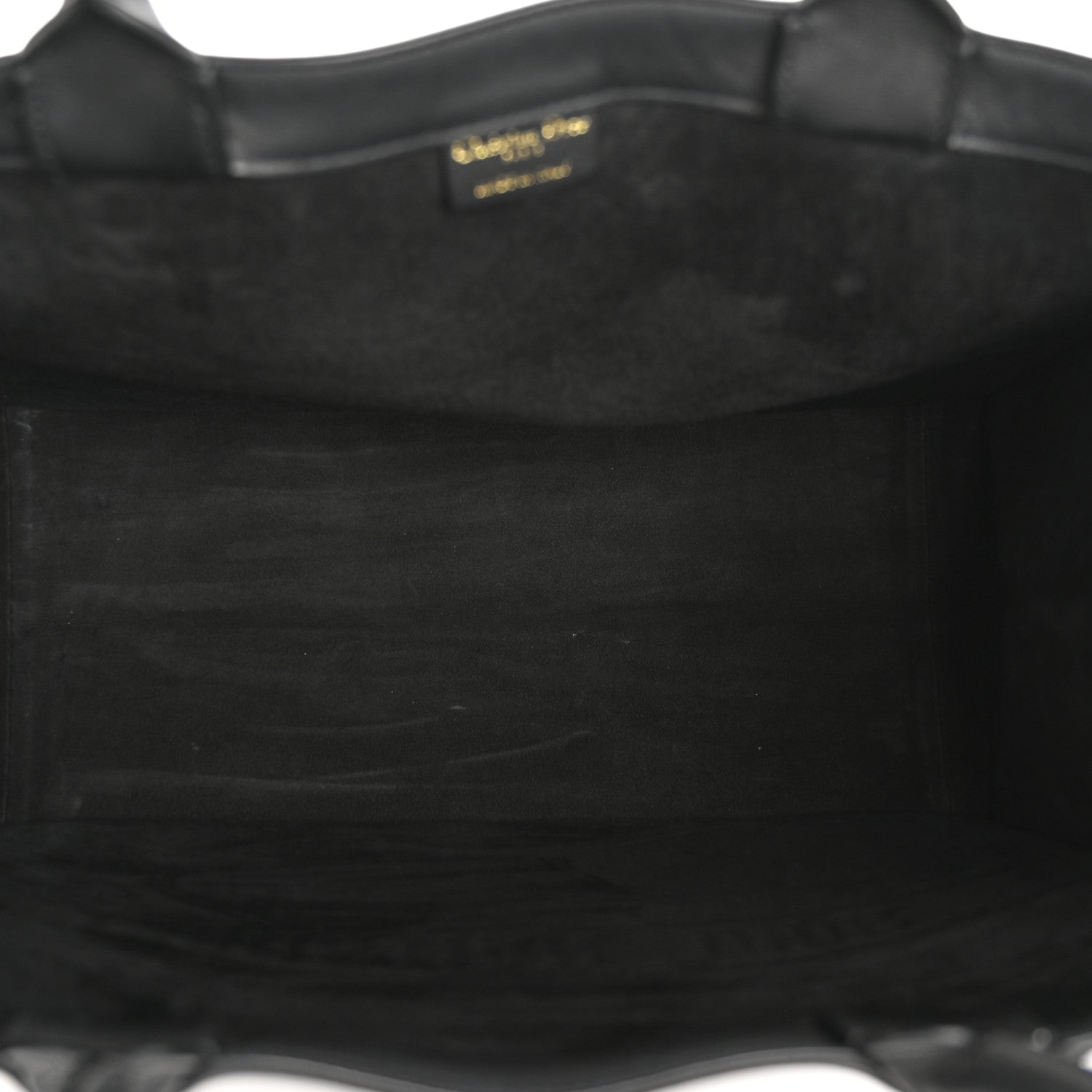 Christian Dior Calfskin Embossed Medium Book Tote Black 5 of 12