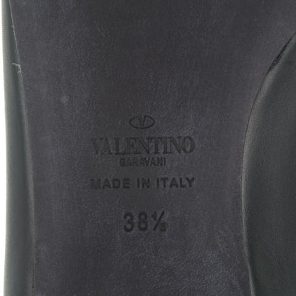 Valentino Garavani Nappa Rockstud Ballerina Flats 38.5 Black 6 of 8