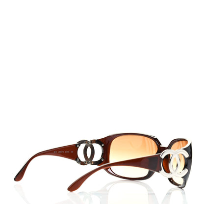 Chanel CC Sunglasses 6014 Brown 3 of 6