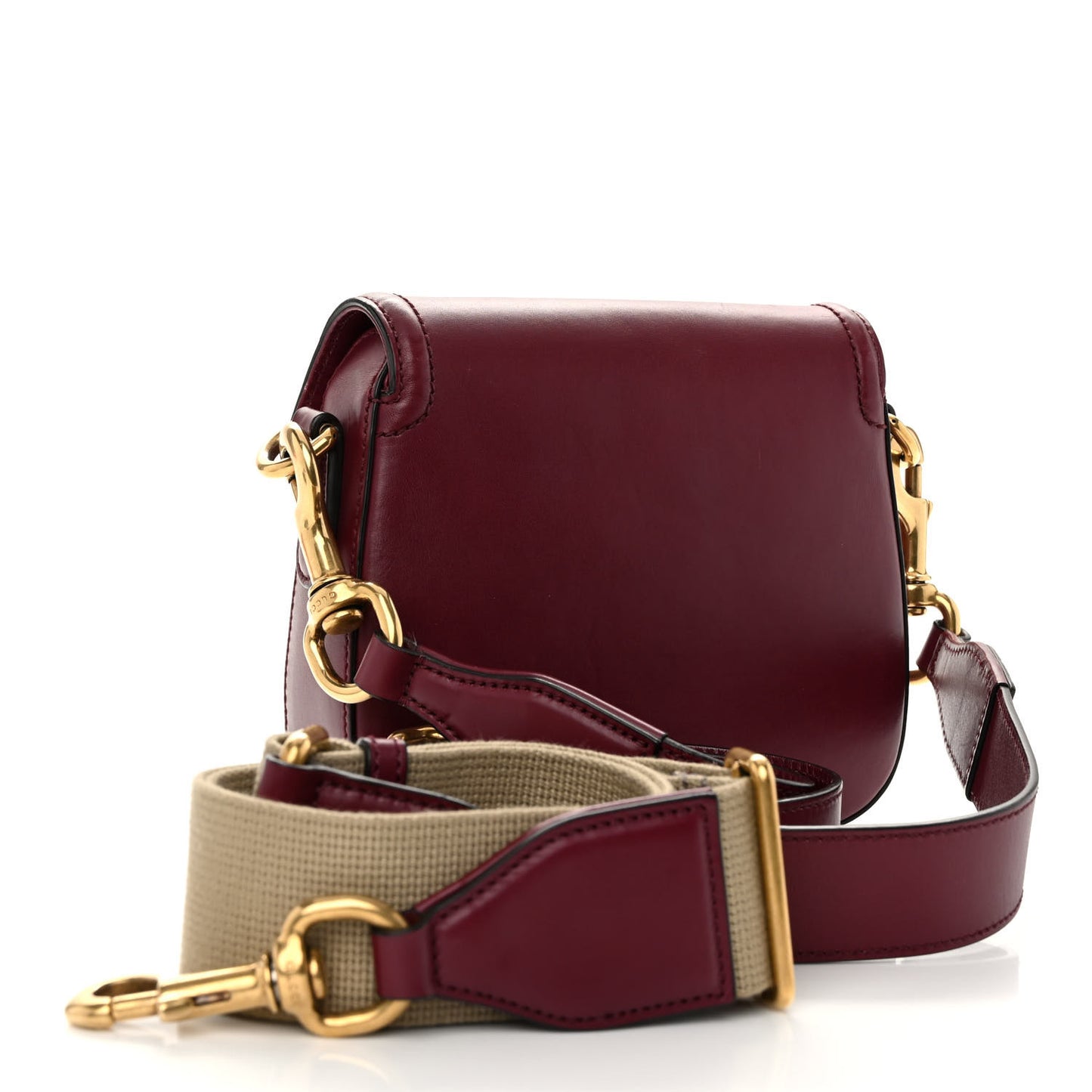 Ruinart Calfskin Small Lady Web Shoulder Bag Red