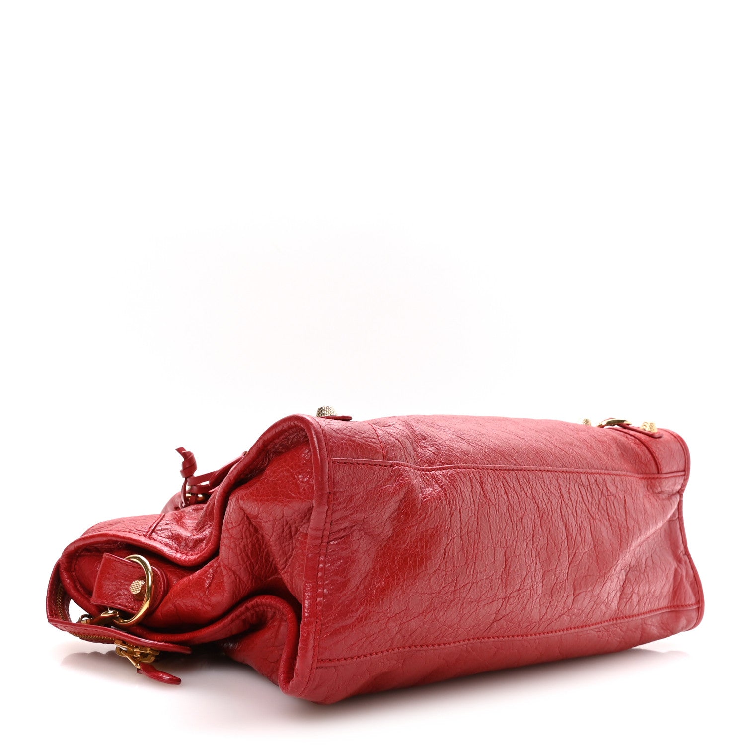 Balenciaga Agneau Giant 12 Gold Hardware City Rouge Lipstick 5 of 11