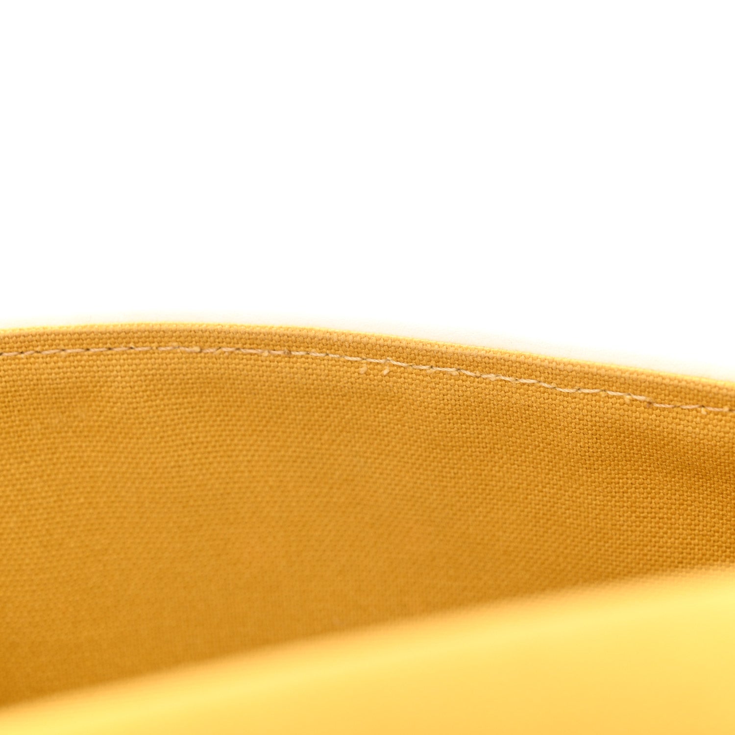 Fendi X SARA COLEMAN Canvas Vitello King Seta FF Fish Eye Embroidered Baguette Mostarda White Ice 10 of 11