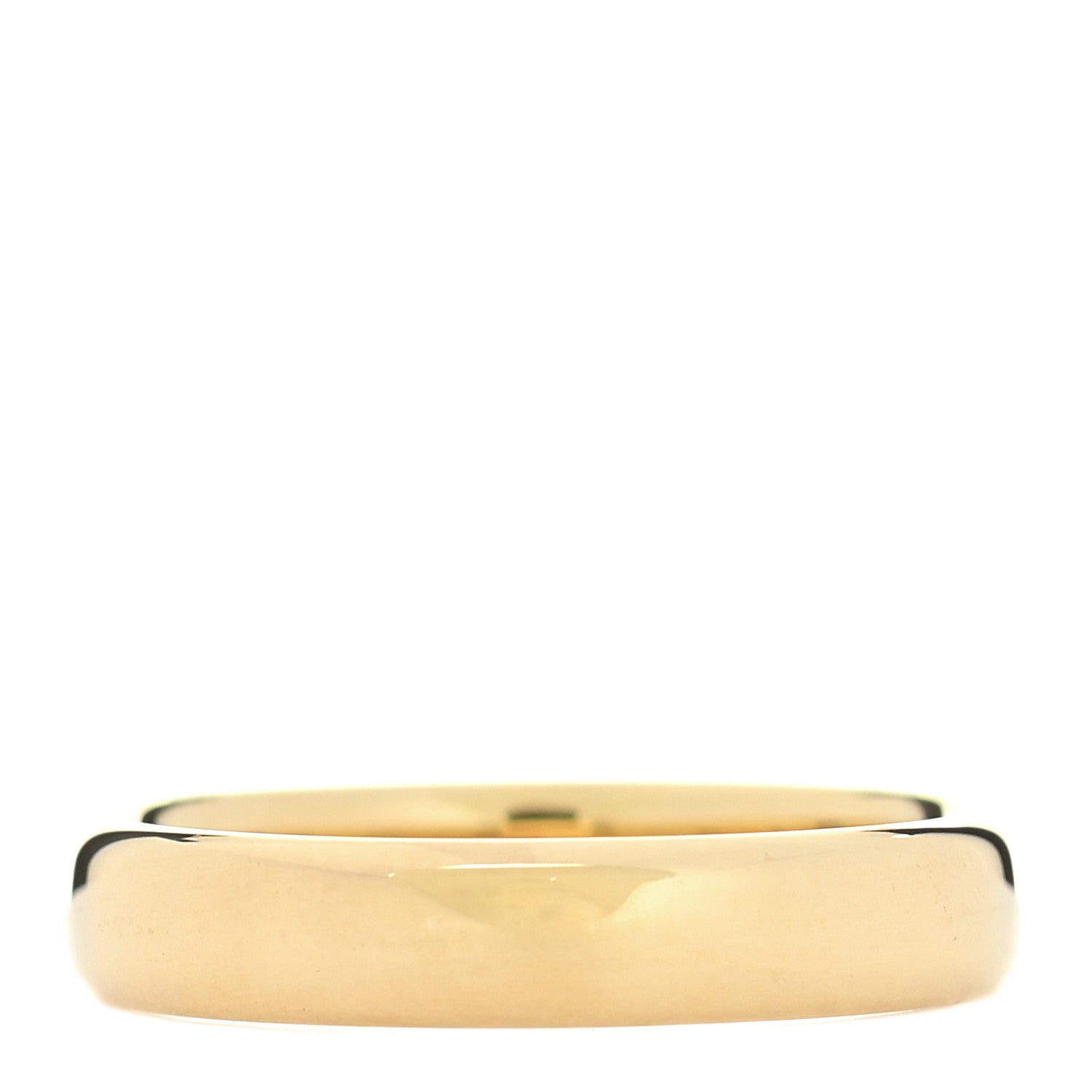 Tiffany 18K Yellow Gold 4.5mm Classic Wedding Band Ring 63 10.5 3 of 4