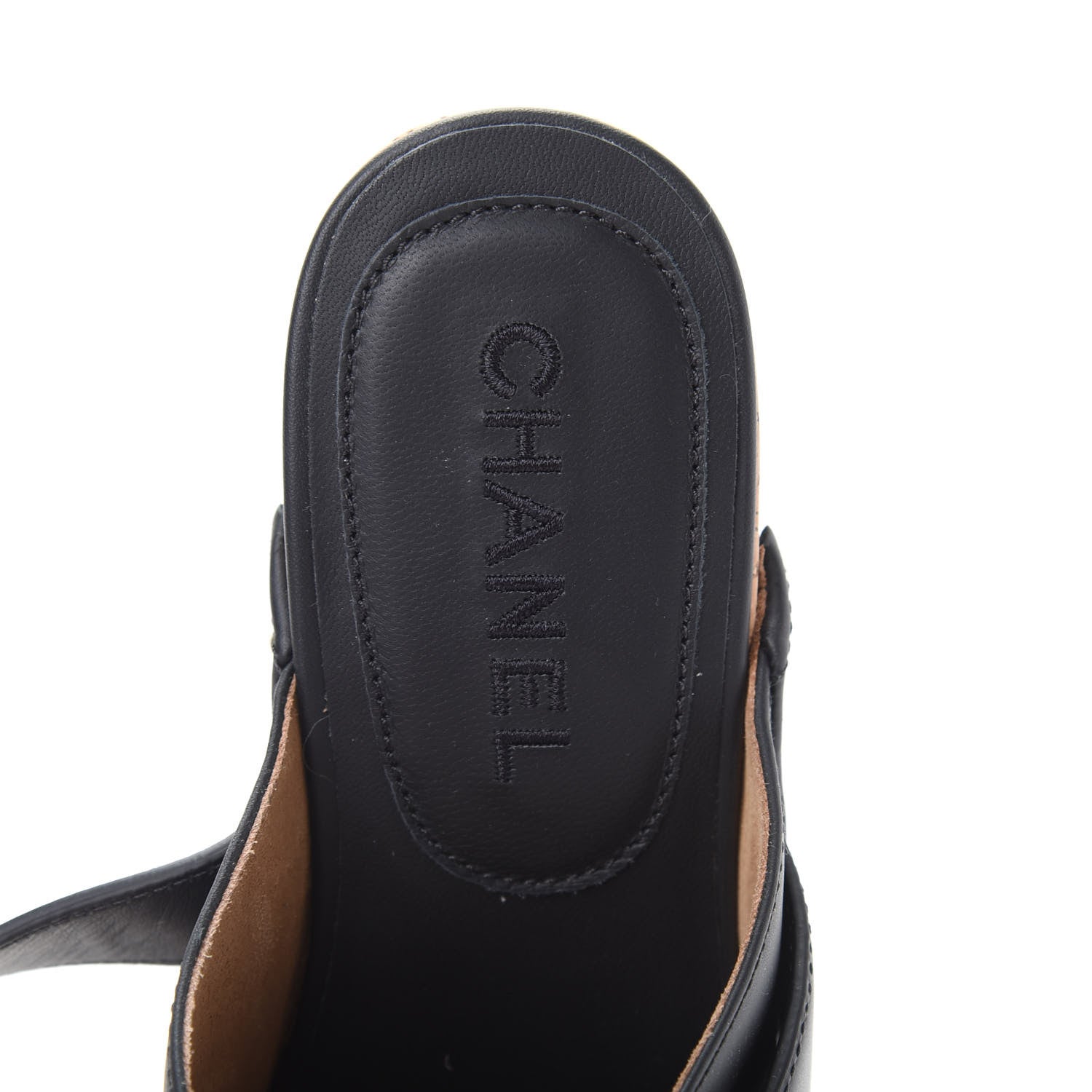 Chanel Calfskin CC Turn Lock Clogs 37 Black 8 of 9
