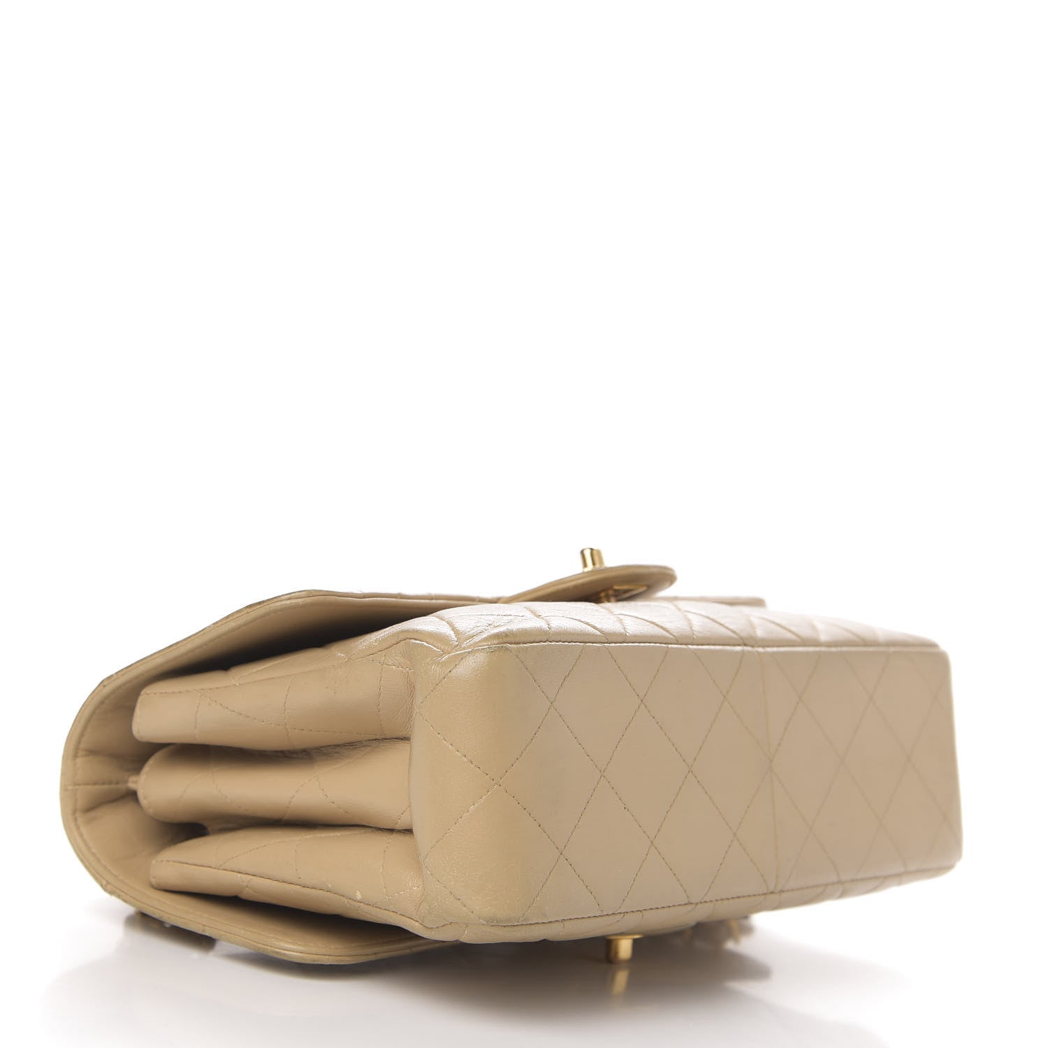 Chanel Lambskin Quilted Medium Double Sided Flap Beige 4 of 26