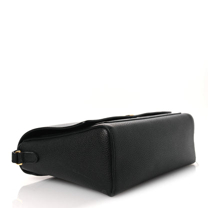 Burberry Grainy Calfskin Note Crossbody Bag Black 4 of 14