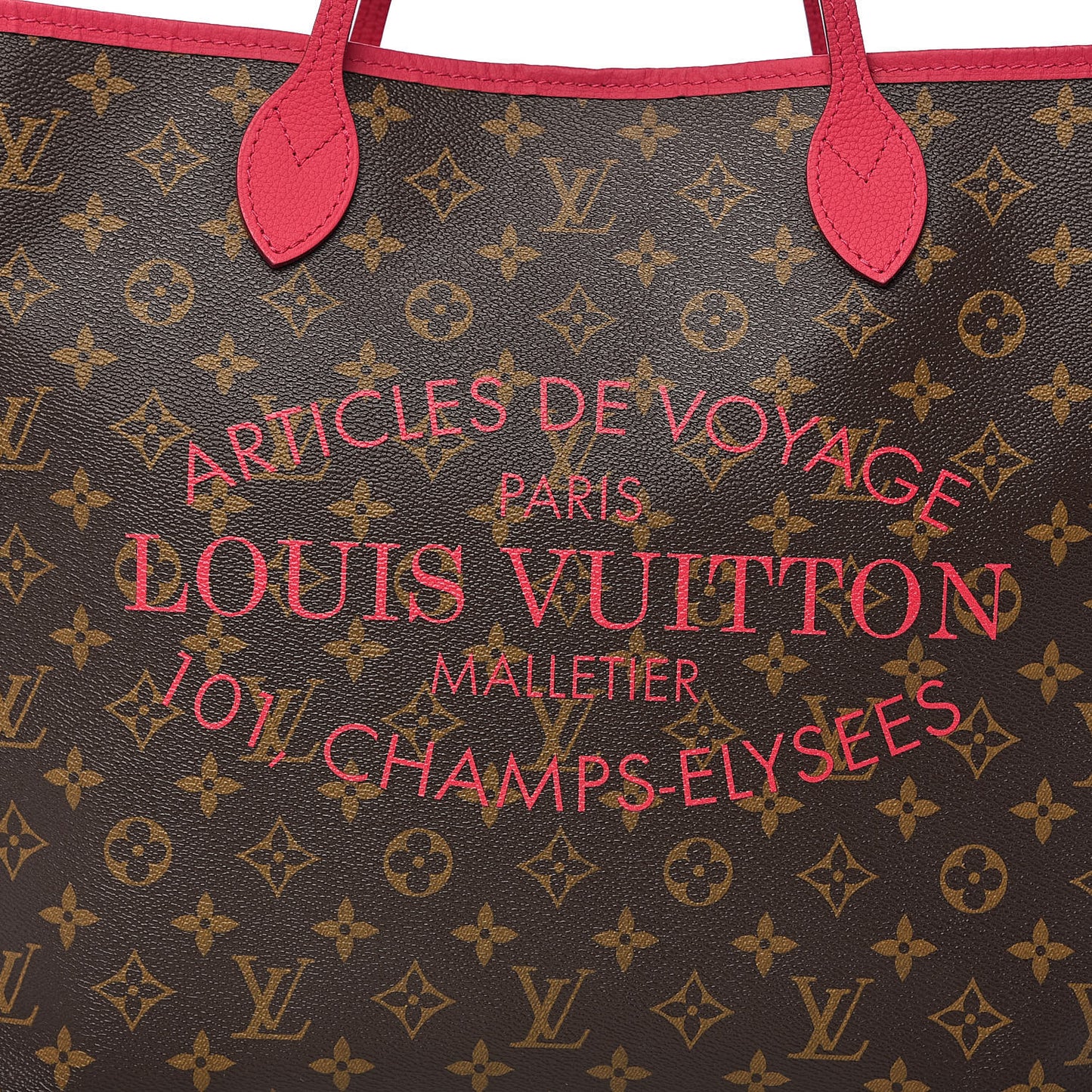 Monogram Articles de Voyage Ikat Neverfull GM Rose Indien