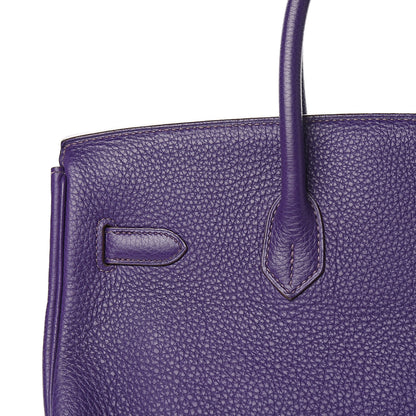 Hermes Togo Birkin 35 Iris 30 of 32