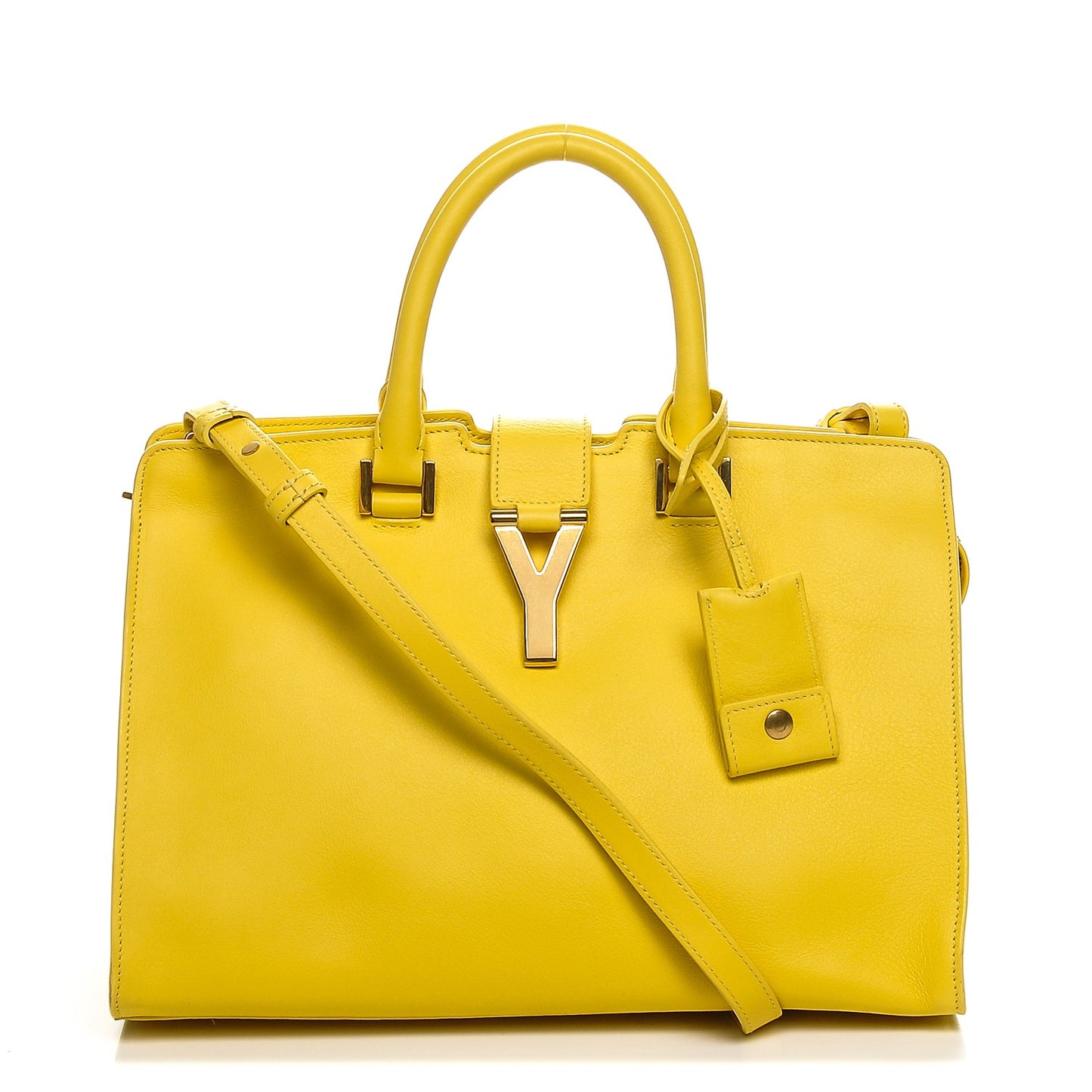 Calfskin Small Classic Y Cabas Soleil