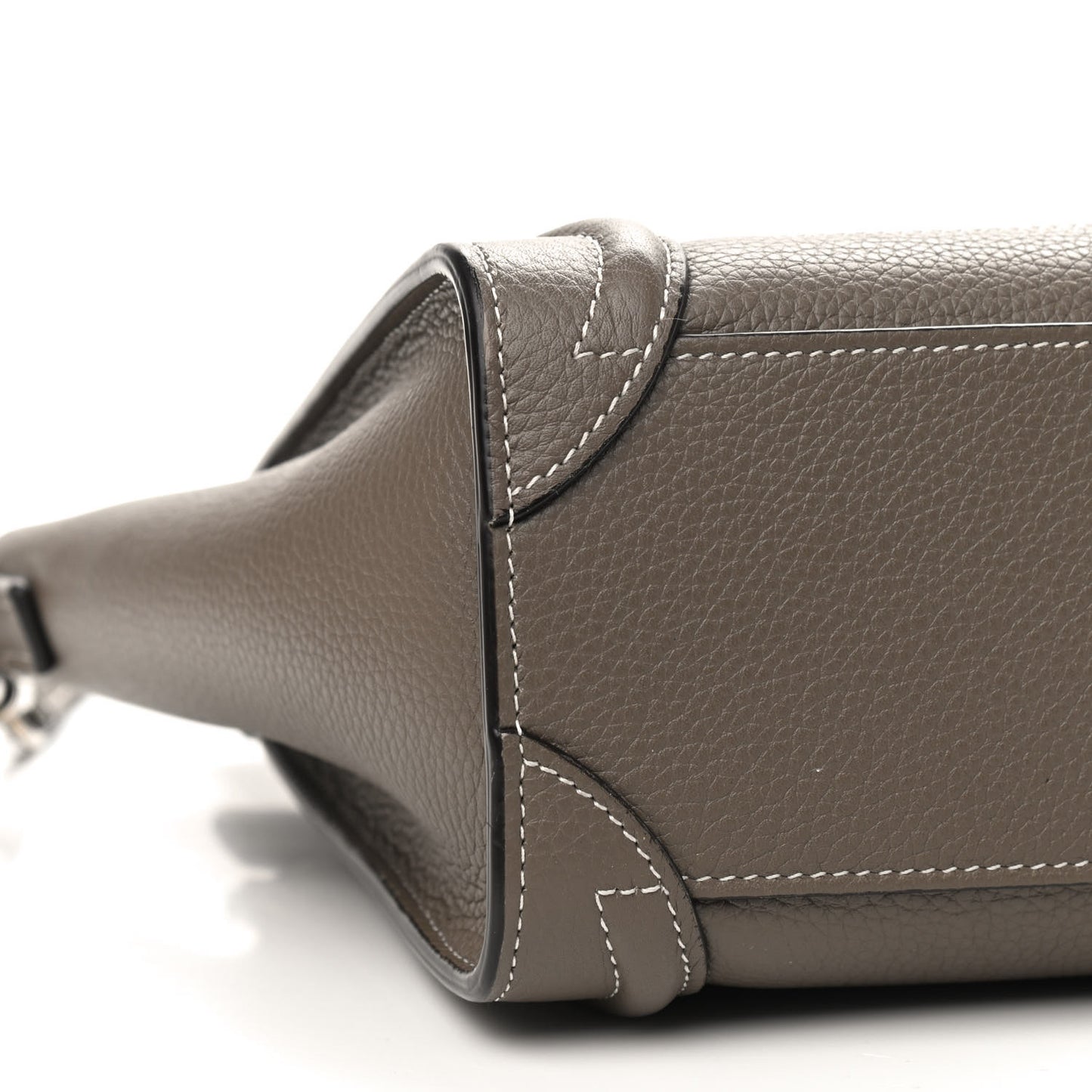 Drummed Calfskin Nano Luggage Souris