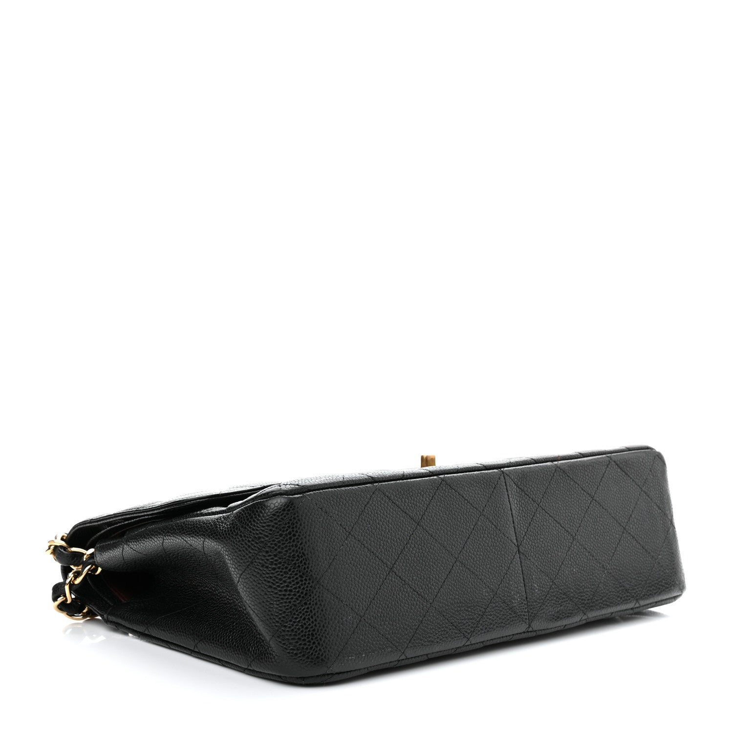 Chanel Caviar Quilted Jumbo Double Flap Black 3 of 12