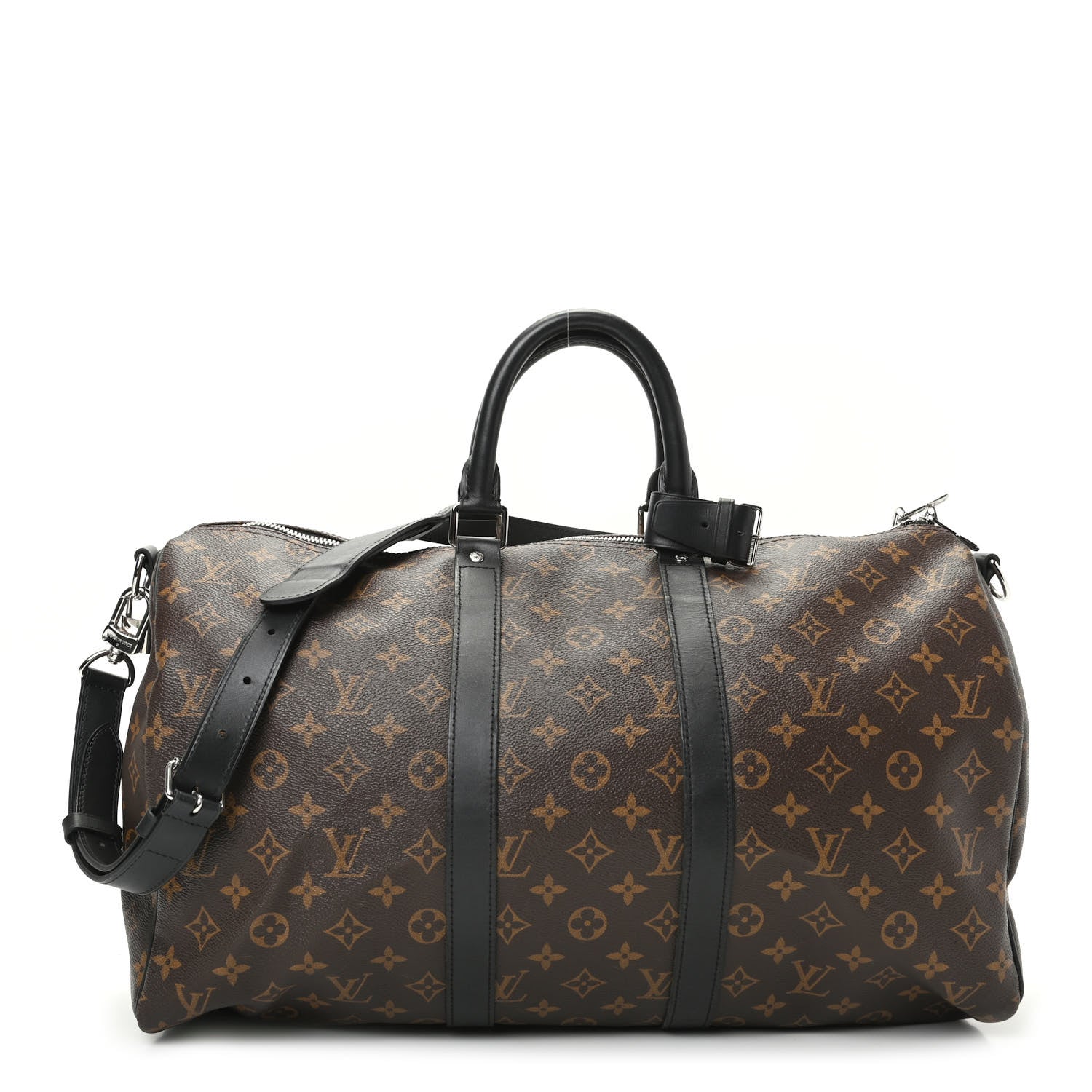Louis Vuitton Monogram Macassar Keepall Bandouliere 45 1 of 8