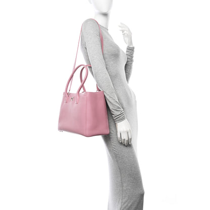 Chanel Calfskin Cerf Executive Shopper Tote Pink 2 of 15