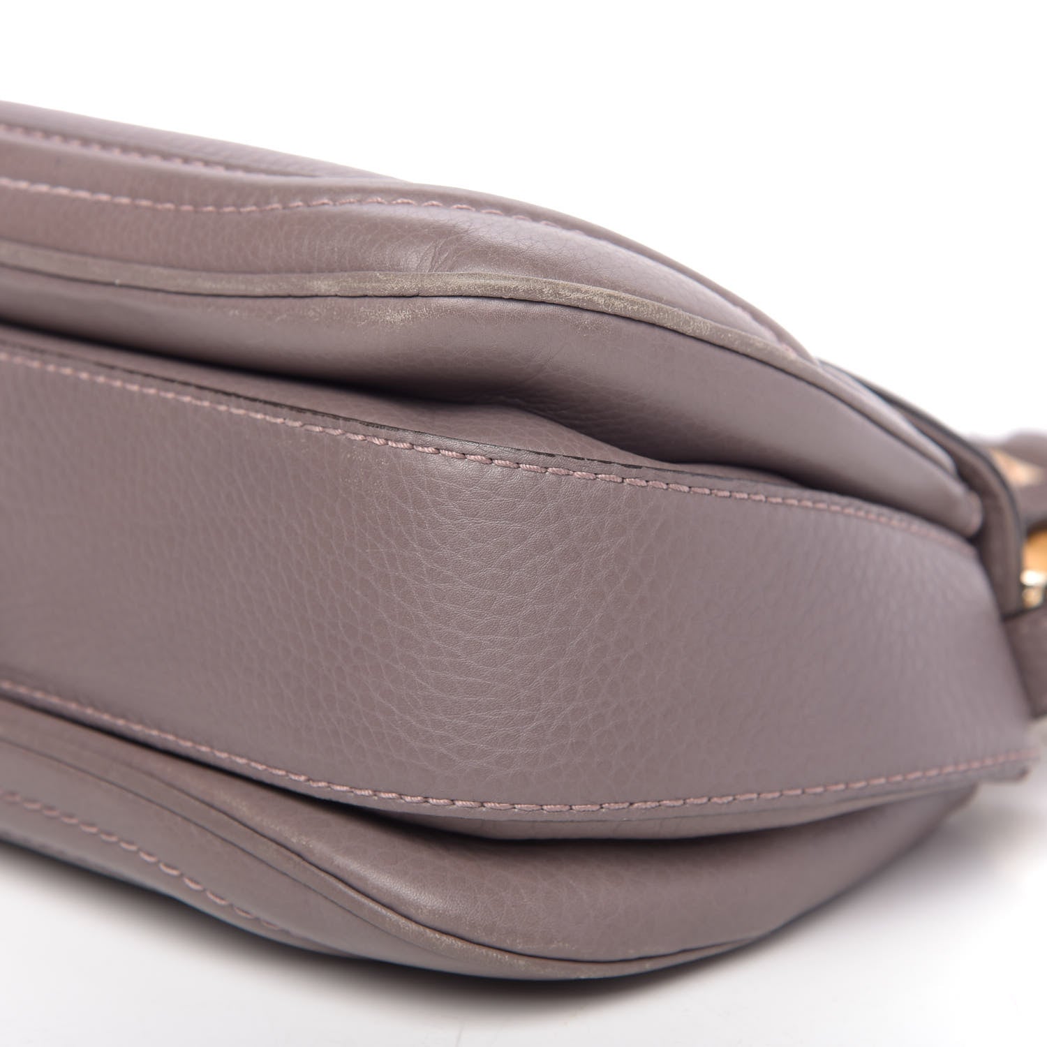Gucci Calfskin Medium New Bamboo Top Handle Bag Mauve 9 of 16