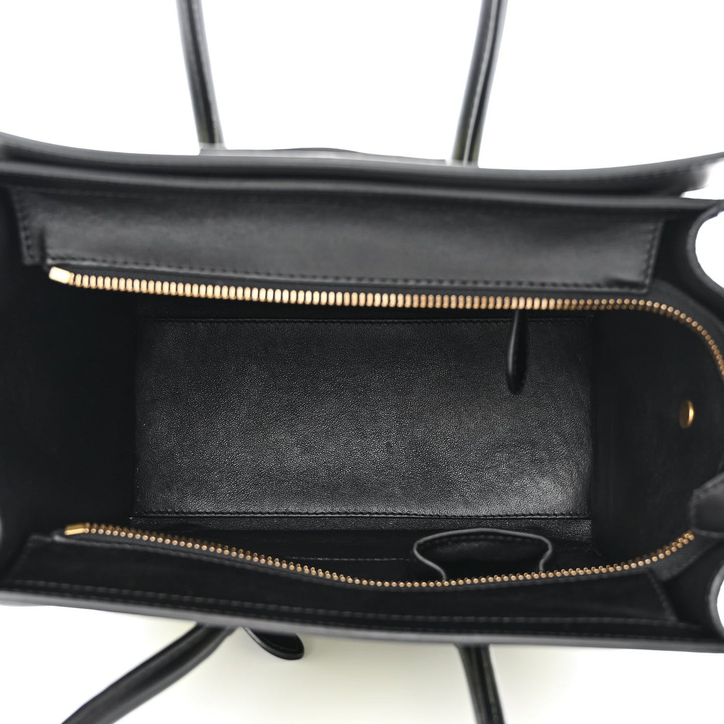Pony Hair Smooth Calfskin Micro Tri-Color Luggage Pistachio Black