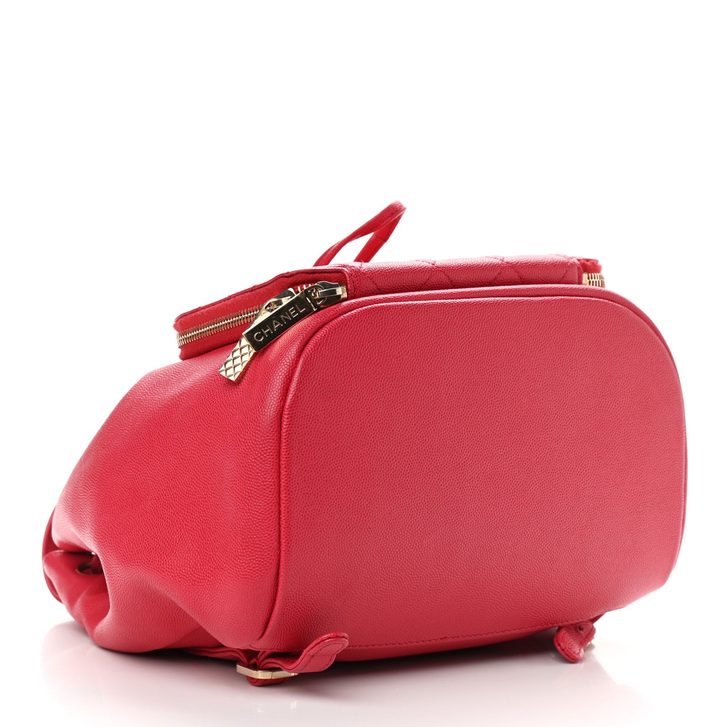 Caviar Quilted Business Affinity Backpack Red