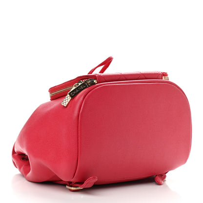 Chanel Caviar Quilted Business Affinity Backpack Red 4 of 10