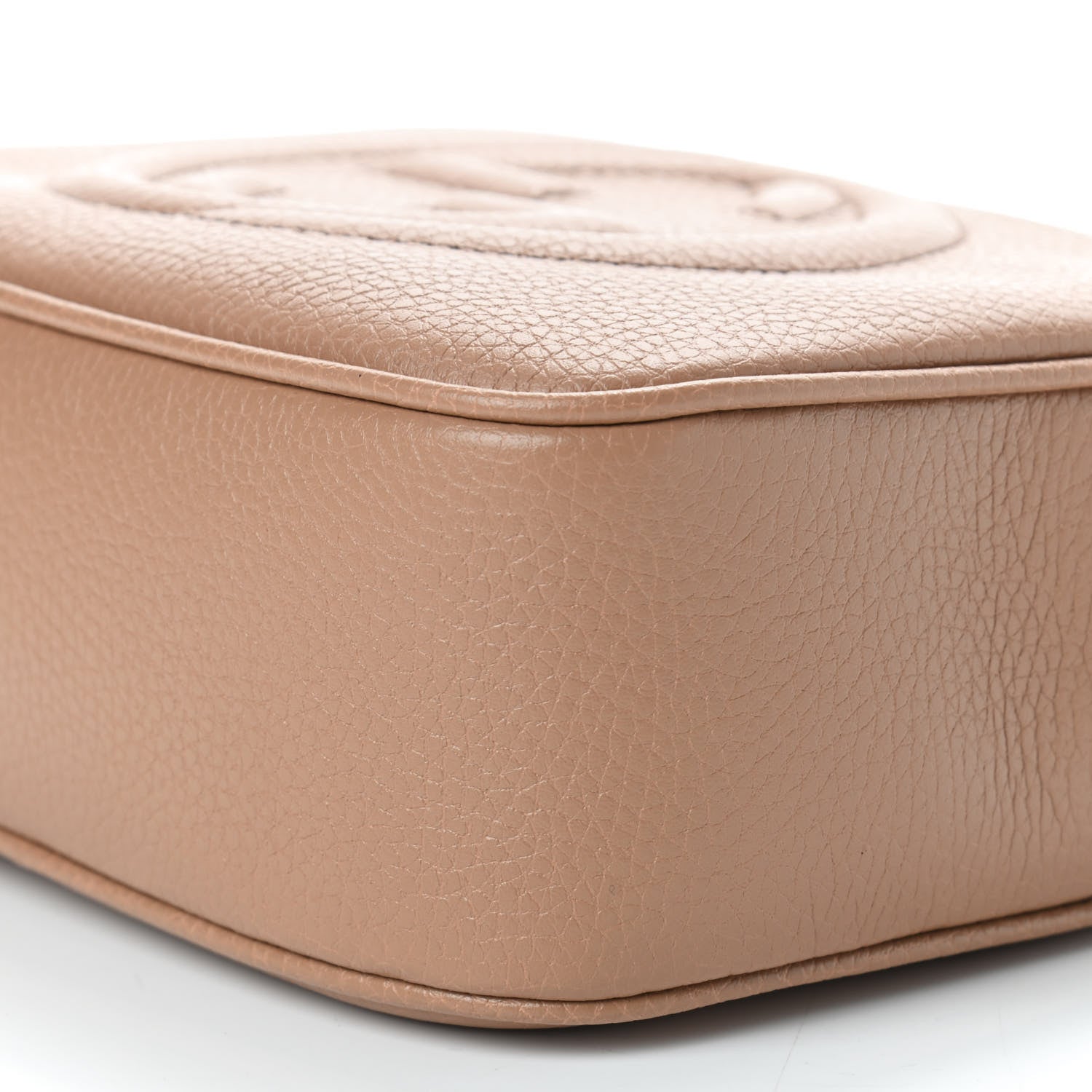 Gucci Pebbled Calfskin Small Soho Disco Bag Camelia 14 of 14