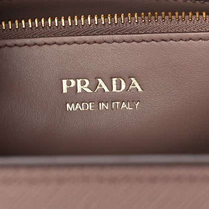 Prada Saffiano Cuir Calfskin Medium Monochrome Top Handle Tote Cipria 6 of 9