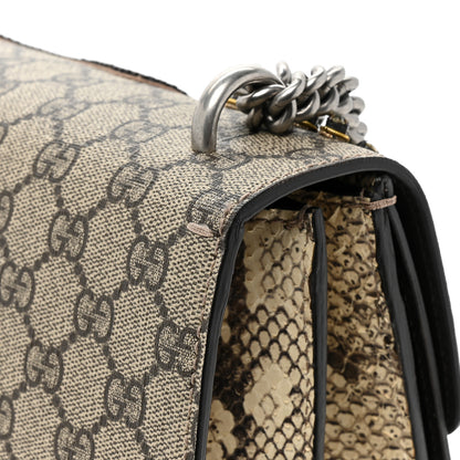 Gucci GG Supreme Monogram Snakeskin Crystal Embroidered Medium Dionysus Shoulder Bag 16 of 16
