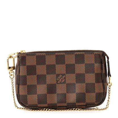 Louis Vuitton Damier Ebene Mini Pochette Accessories 1 of 8