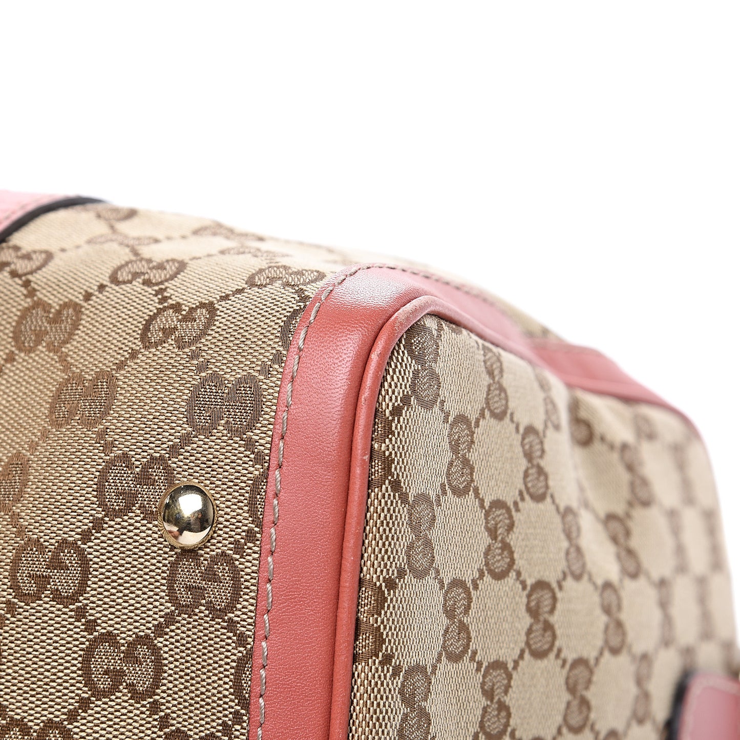 Monogram Medium Vintage Web Boston Pink