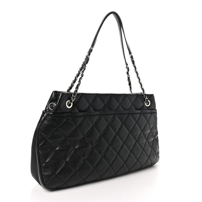Chanel Caviar Quilted Timeless CC Soft Tote Black 3 of 10