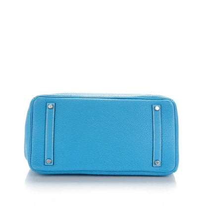 Hermes Togo Birkin 35 Blue Jean 7 of 27