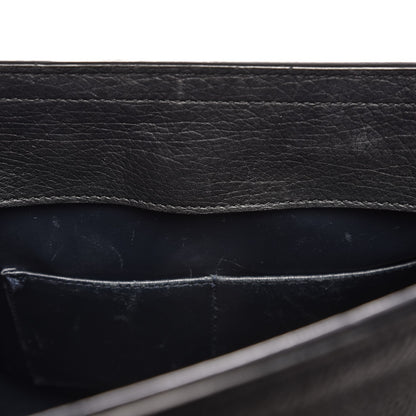 Balenciaga Grained Calfskin M Tube Round Tote Black 18 of 19