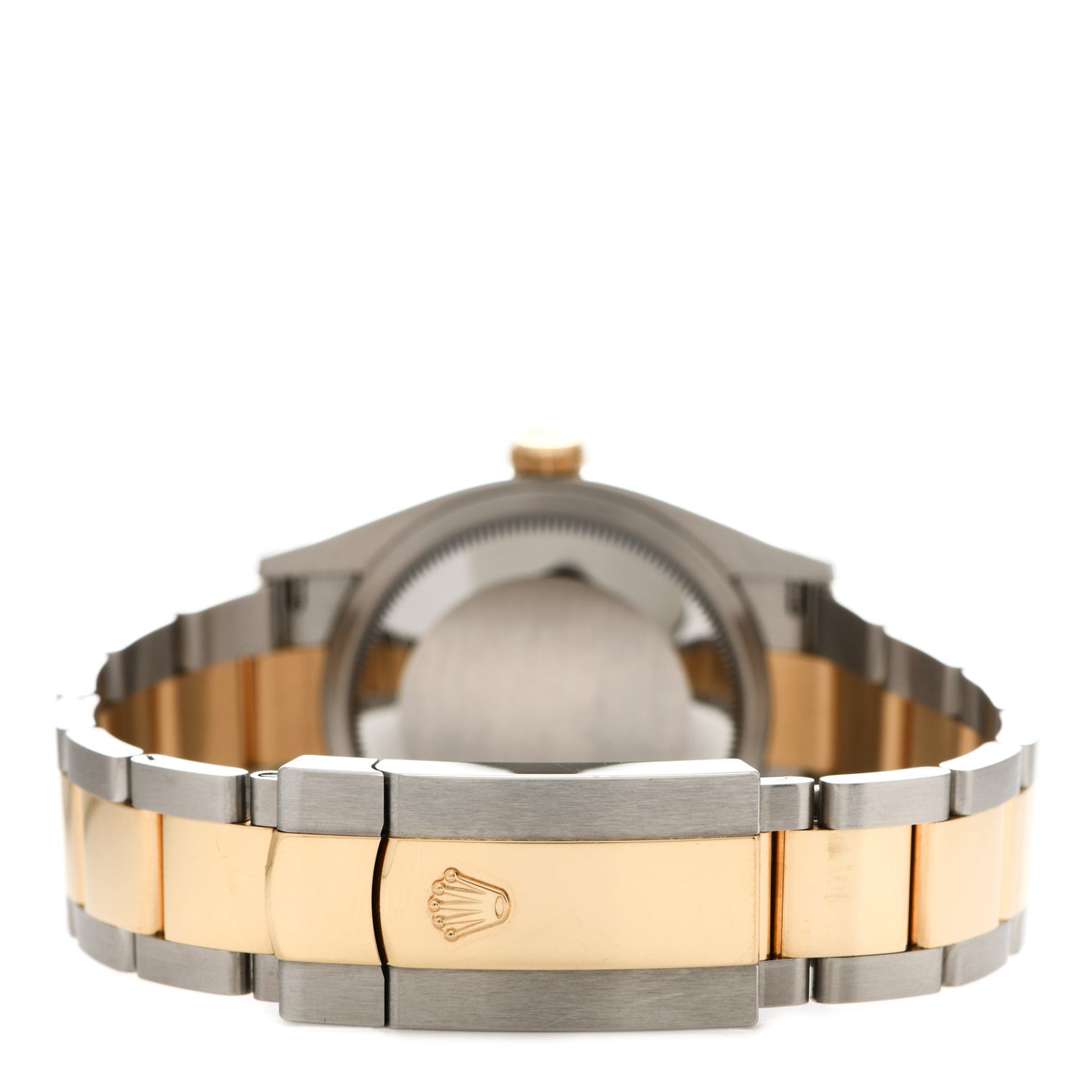 Stainless Steel 18K Yellow Gold 36mm Oyster Perpetual Datejust Watch White Roman 126203