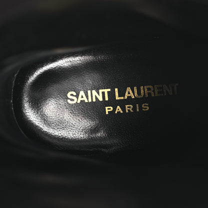 Saint Laurent Nappa Pianosa Ricky 90 Dream Booties 39 Eagle Brown 9 of 10