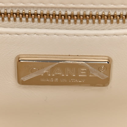 Chanel Sequin Nano Kelly Shopper White 6 of 11