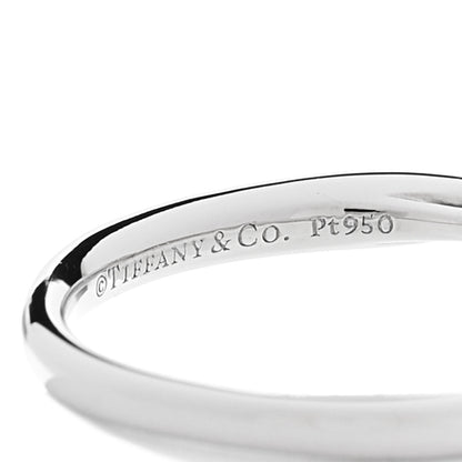 Tiffany Platinum Diamond .20ct Round Brilliant Harmony Engagement Ring 50 5.5 5 of 5