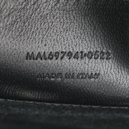 Saint Laurent Smooth Calfskin Paris VII Large Flat Hobo Black 9 of 19