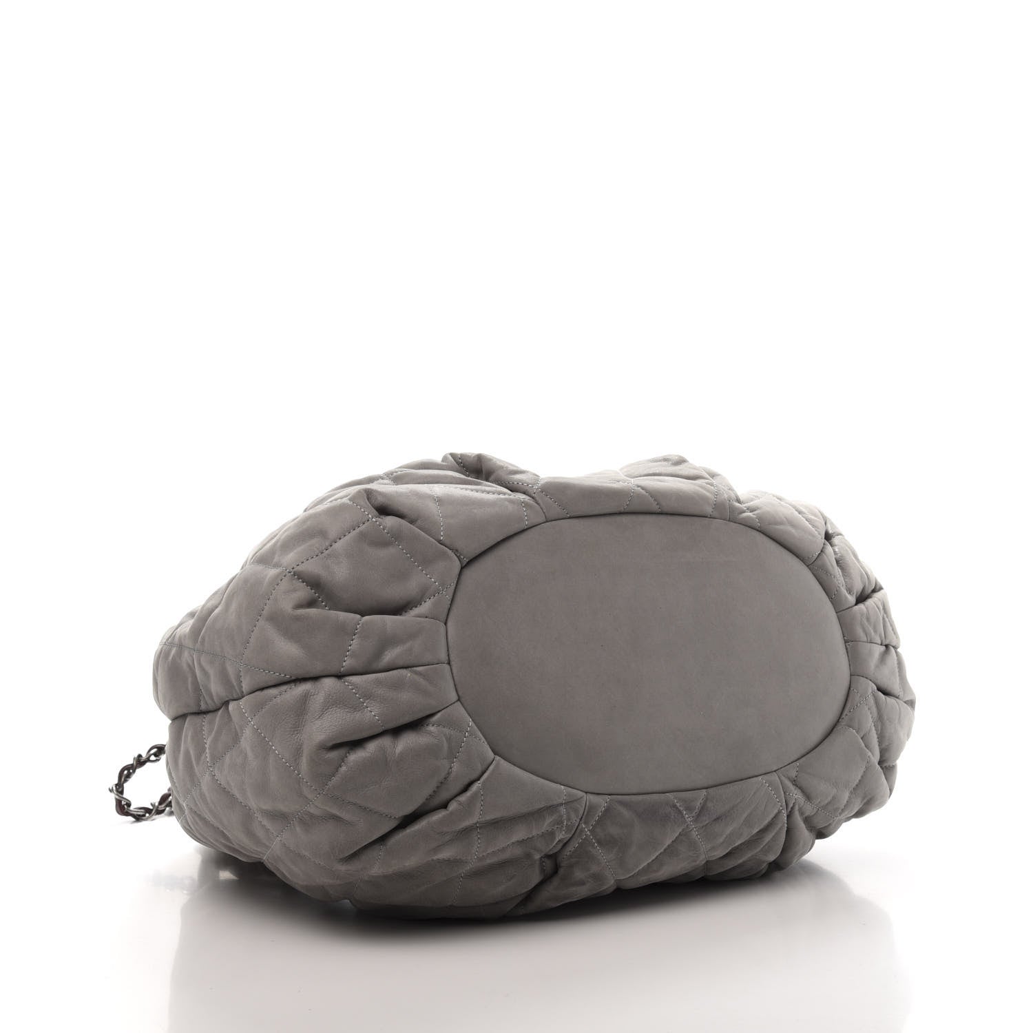 Chanel Iridescent Calfskin Quilted Large In The Mix Tote Grey 4 of 10