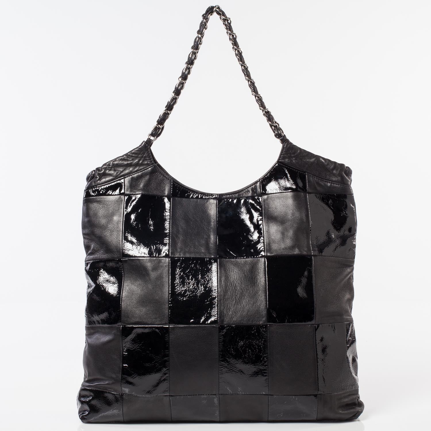 Chanel Patent Patchwork Brooklyn Large Tote 4 of 10