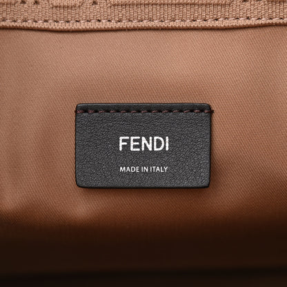 Fendi Technical Fabric Plexiglass FF Medium Fendi Sunshine Shopper Tote Sand 6 of 8