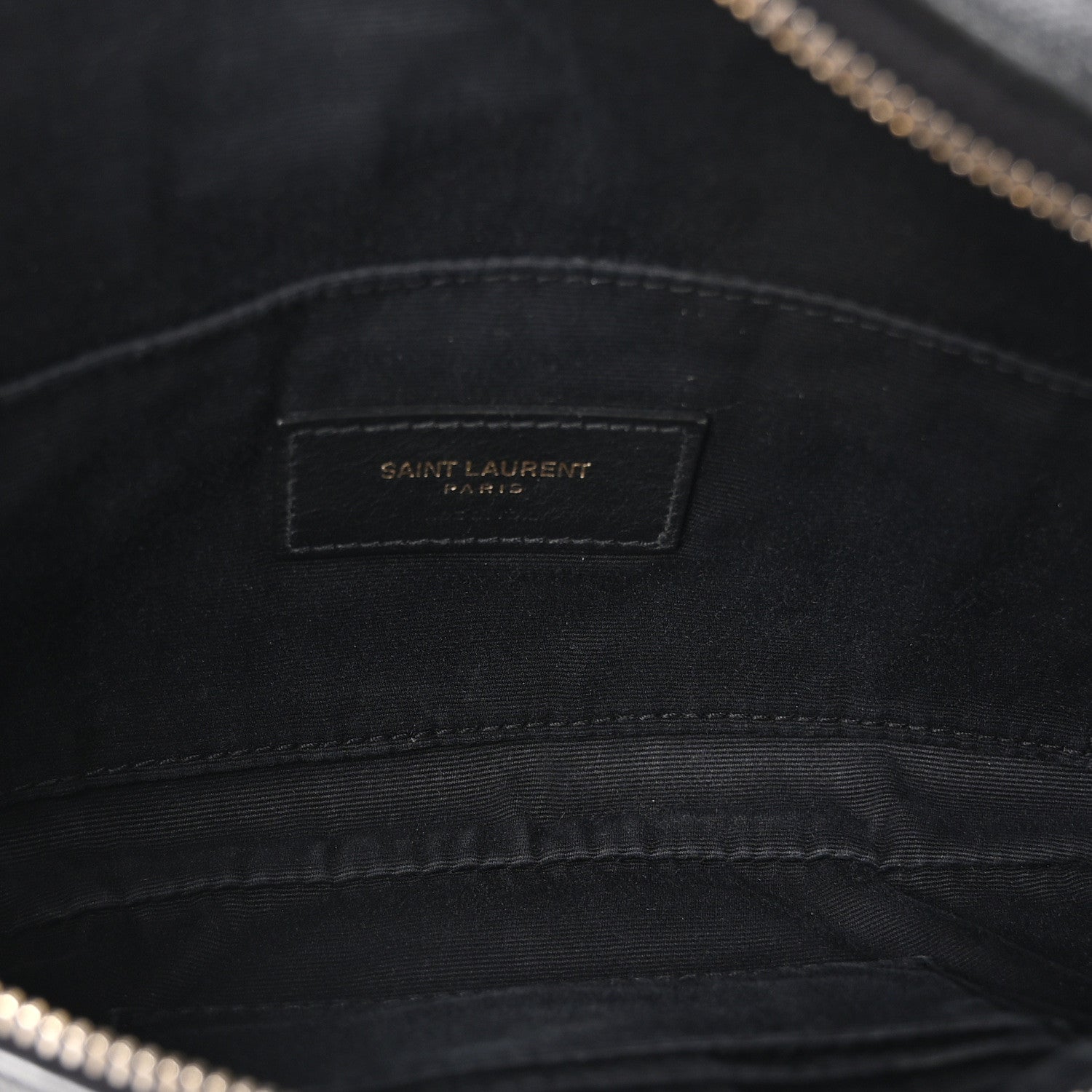 Saint Laurent Grain De Poudre Monogram Belt Bag Black 5 of 10
